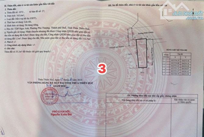 💥 B/ÁN ĐẤT MẶT TIỀN ĐƯỜNG DIỆU QUANG – TRUNG TÂM PHÚ THƯỢNG – TP. HUẾ 📍 Vị trí siêu đẹp - 2