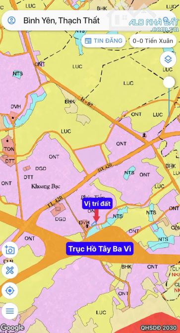 Nhỉnh 2 tỷ có ngay 70m,FULL TC,nở hau,View hồ,đường 2 ô tô,sát TL 420 và trục Hồ Tây Ba Vì - 3
