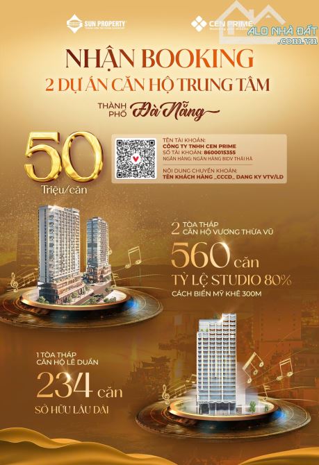 Nhận đặt chỗ căn hộ biển Sun Vương Thừa Vũ giai đoạn đầu - 3