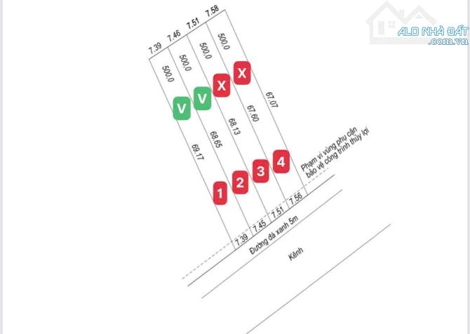 500m2 vườn view kênh lớn được lên thổ Bình Đức_ Bến Lức_ Long An  599 triệu rẻ - 5