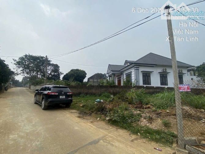 Đất đẹp Ao vua xã Tản Lĩnh, gần Vân Hòa, Vườn QG Ba Vì, 648m, view đồng, lô góc, 3.73tỷ