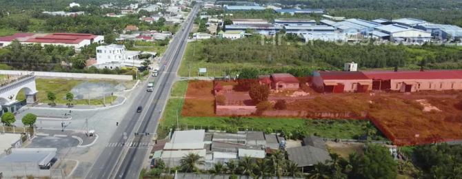 SIÊU HIẾM - Mặt Tiền DT 824, Hựu Thạnh, Đức Hoà , Long An - 25.000m2 QH ONT, Chỉ 4tr/m2!