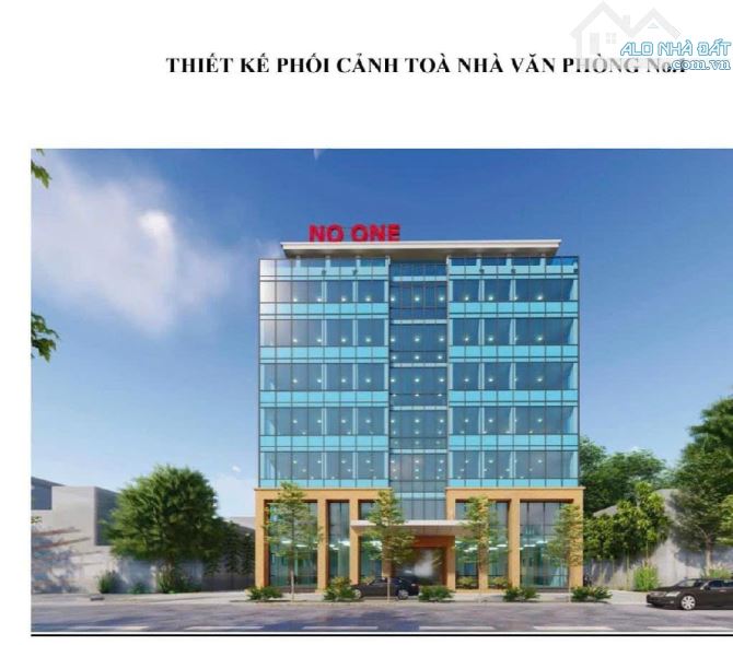 Tòa nhà Mặt Phố Hoàng Quốc Việt lô góc 4 mặt DT 486 m2 x 8 Tầng MT 30m