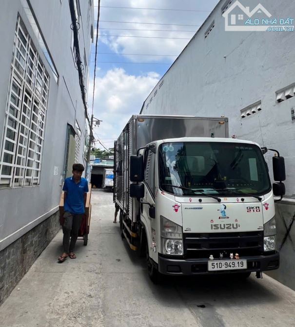 Ngay Hoà Bình, Tô Hiệu, Nhà Trệt 2Lầu, 4.5x20m Vuông Đẹp, HXT Thông