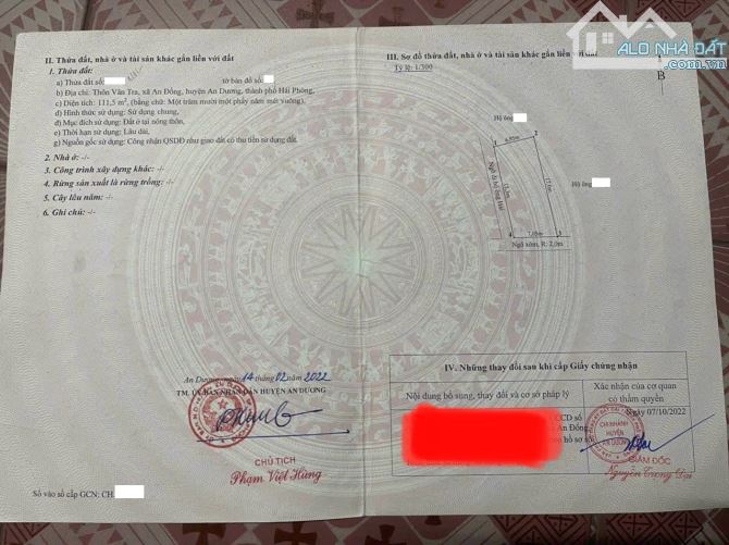 Chỉ 14 triệu.m2 sở hữu ngay lô góc hơn trăm mét vuông ngay Vân Tra, An Đồng - 1