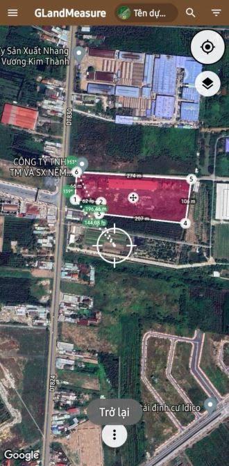 SIÊU HIẾM - Mặt Tiền DT 824, Hựu Thạnh, Đức Hoà , Long An - 25.000m2 QH ONT, Chỉ 4tr/m2! - 1