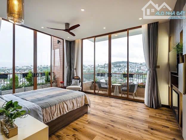 BÁN NHÀ PHỐ 5 TẦNG HẺM ĐỐNG ĐA, ĐÀ LẠT 10x20m (200m²). Xây dựng 500m² (5 tầng). - 12