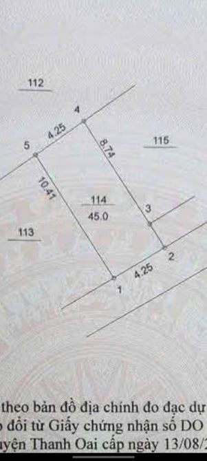 Bán 45m2 đất Cát Động, Kim Bài: vuông đẹp, đường 3m giá 2,7 tỷ - 2