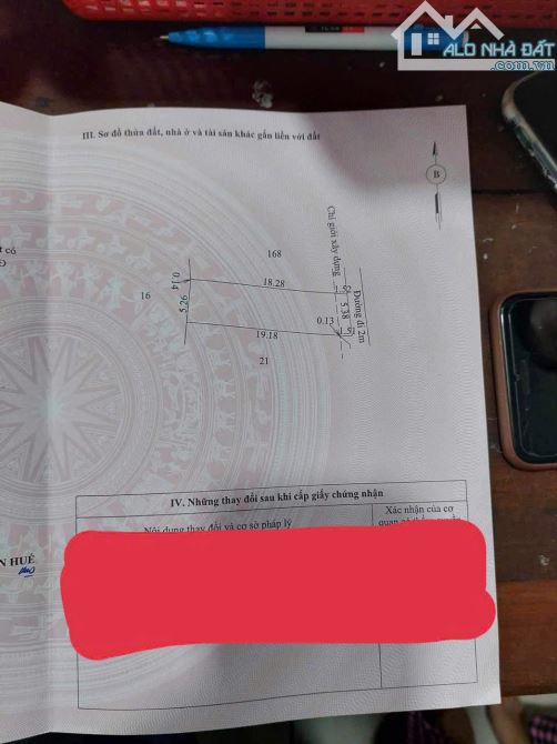 Bán RẼ đất Kiệt oto Nguyễn Tất Thành, Phú Bài , HUẾ 109M2 CHỈ 1 TỶ 0xx triệu - 3