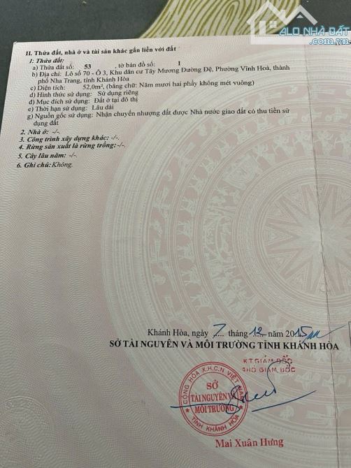 Bán đất khu Tây Mương Đường Đệ phường Vĩnh Hoà Giá cực tốt - 4