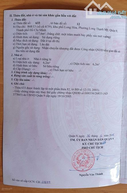 Chính chủ (không phải MG) bán đất đường 6m Nguyễn Xiển, Thủ Đức - 5