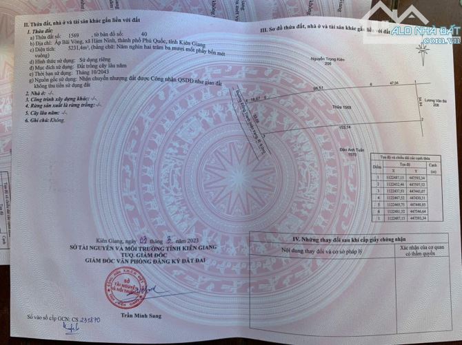 Bán đất phú quốc gần khu thuế quan