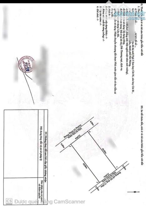 Bán lô dất 1100 M mặt đường Lê Hồng Phong Hải Phòng. - 1