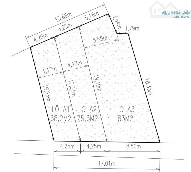 CẦN BÁN LÔ ĐẤT ĐẸP TẠI XUÂN HÒA , GIÁP TRƯỜNG CƠ ĐIỆN DIỆN TÍCH 68M2 GIÁ 1TY7