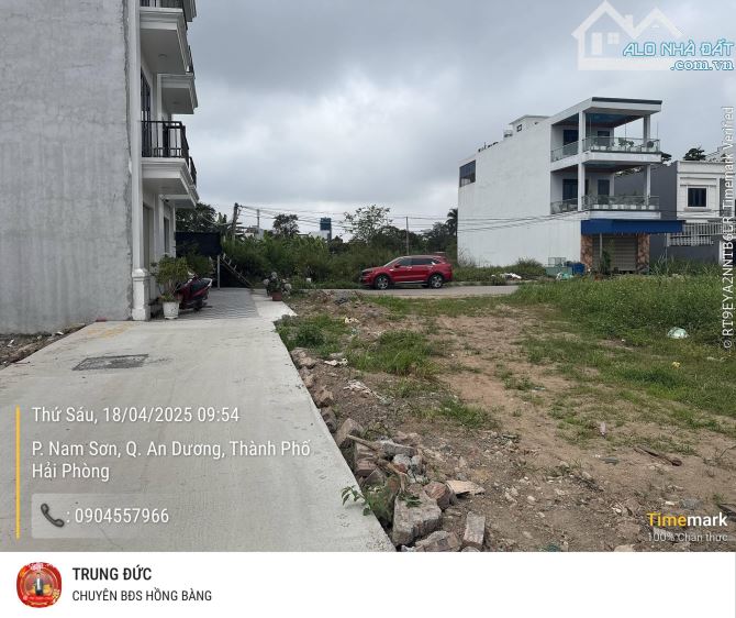 Bán lô trục thông 2 khu chung cư Cách Hạ, Nam Sơn. Ô tô chạy vòng quanh. Giá 1,58 tỷ - 1