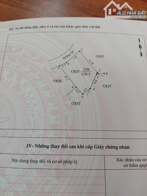 Bán lô đất 140m2, mặt tiền 10m, khu khoáng nóng Thanh Thuỷ, Phú Thọ chỉ 24 triệu/m2 - 1