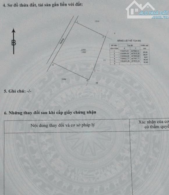 BRVT - Long Đất - Long Tân - Đất cây lâu năm 1000m2 - 35x30m - 1,5 tỷ - 1