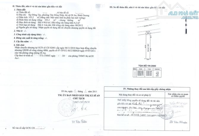 Bán nhà 1T1L 4.24x24.3m, mặt tiền Nguyễn Thái Học p.Tân Đông Hiệp gần chợ Dĩ An 1 - 1