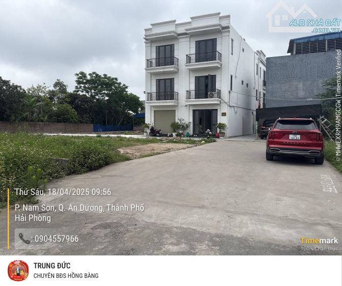 Bán lô trục thông 2 khu chung cư Cách Hạ, Nam Sơn. Ô tô chạy vòng quanh. Giá 1,58 tỷ - 2