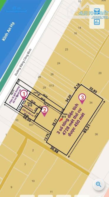 BÁN ĐẤT MẶT TIỀN ĐẶNG CÔNG BỈNH TÂN THỚI NHÌ HÓC MÔN 4728M2 - 2