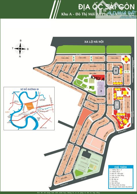 Bán đất mặt đường số 9 An Phú An Khánh Quận 2 cũ gần chợ Đo Đạc (100m2) 167 tr/m2 - 2