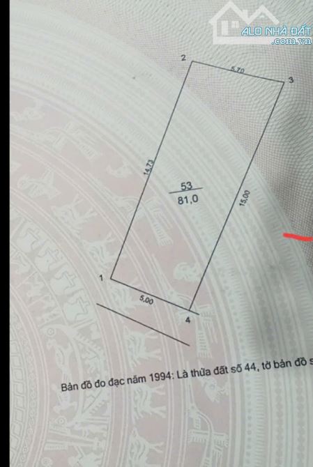 Chính CHỦ bán ĐẤT Thanh Trì, Hà Nội 50 triệu/m2 MT5m ngõ thông ô tô - 3