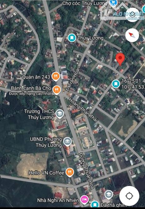 Thủy Lương hàng Mới Đất Kiệt ô tô Trần Hoàn. Gần ngã 5 Thủy Lương Dt: 112m2 Giá: - 3