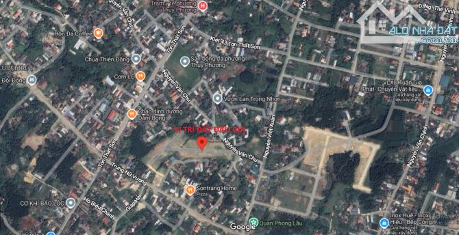 Lô 2 mặt tiền 257m2 thuộc KQH Nguyễn Văn Chư - Thuỷ Phương. Cách Ngã 4 Trưng Nữ Vương & Tô