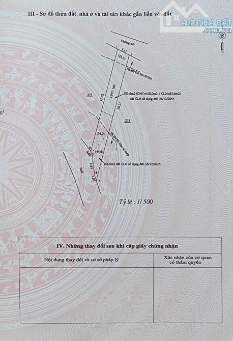 Bán gấp miếng đất gần suối giá chỉ 250triệu