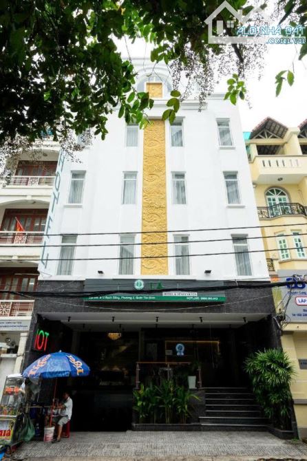 Toà khách sạn VIP Bạch Đằng, Tân Bình - 8m x 15M, CN 132m2, Hầm 6 tầng, HĐT 200TR, 52 tỷ