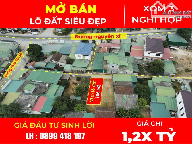 bán lô đất xã Khánh Hợp lối 2 đường Nguyễn Xí