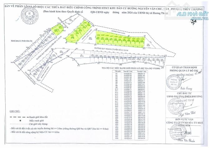 Lô 2 mặt tiền 257m2 thuộc KQH Nguyễn Văn Chư - Thuỷ Phương. Cách Ngã 4 Trưng Nữ Vương & Tô - 1