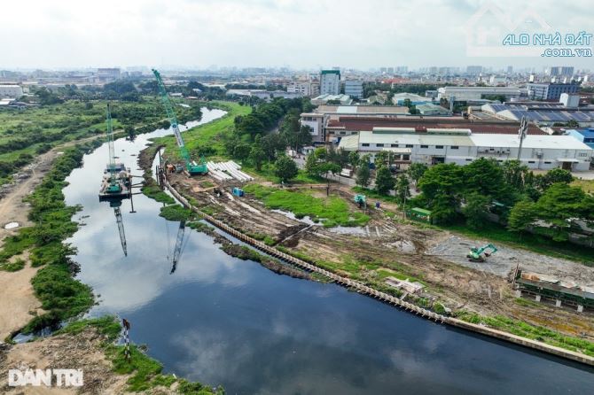 ĐẤT MẶT TIỀN BỜ KÈ SÔNG VÀM THUẬN LÊ ĐỨC THỌ GÒ VẤP dt 120 m giá 17 tỷ - 1