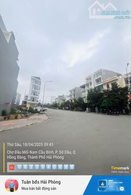Bán đất tdc Kiến Thiết, Hồng Bàng view trung tâm chỉ hơn 70 tr/m. - 1
