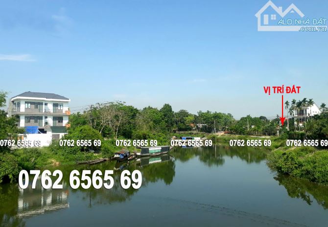 ĐẤT MẶT TIỀN VIEW SÔNG| 7m x 40m | lỘ GIỚI 13M | CÁCH CẦU NGUYỄN HOÀNG 3 phút xe máy - 1