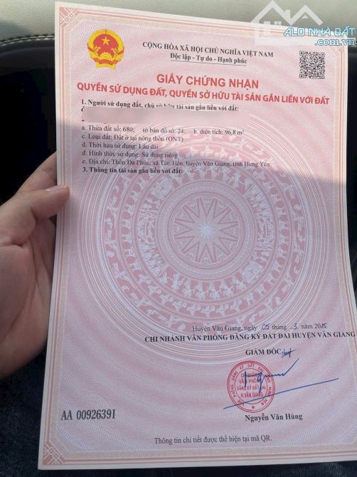 Cần bán 96,8m đất trục Chính Đa phúc Tân tiến - 2