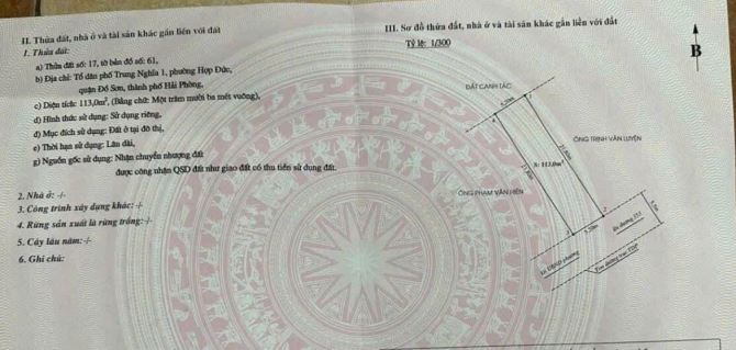 Bên e cần bán lô đất 113m2   ở   Trung Nghĩa, Hợp Đức, Đồ Sơn,Hải Phòng - 2