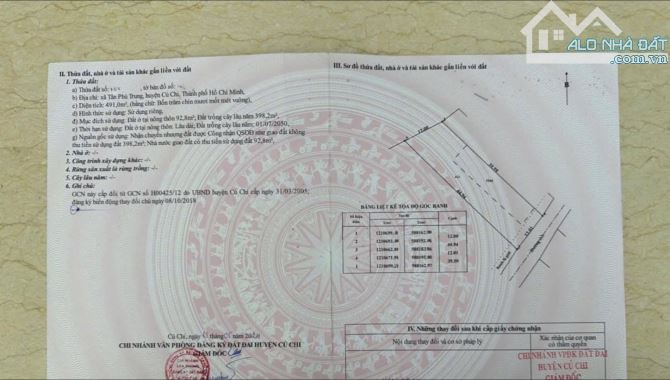 Bác 3 gần nhà cần tiền bán lổ  đất gần chợTân Phú Trung, Củ Chi 491m2 giá chỉ 580 triệu - 2
