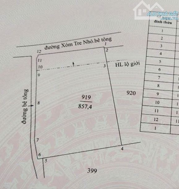 857 m² đất 2 mặt tiền 22x33 gần QL50, cầu Mỹ Lợi - 2