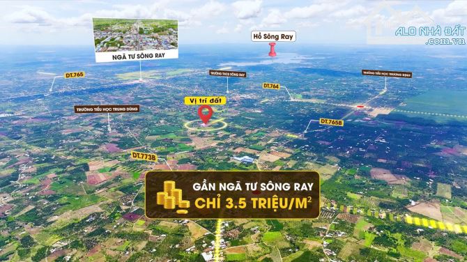 Bán đất nền Xuân Tây gần ngã tư Sông Ray Cẩm Mỹ - 3