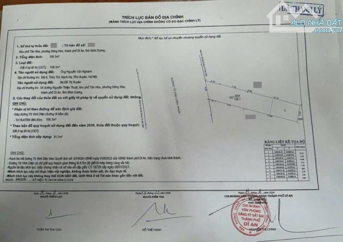 Đất mặt tiền kinh doanh Tô Vĩnh Diện ,Đông Hoà ,TP Dĩ An - 6