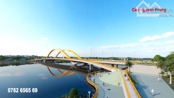 ĐẤT MẶT TIỀN VIEW SÔNG| 7m x 40m | lỘ GIỚI 13M | CÁCH CẦU NGUYỄN HOÀNG 3 phút xe máy - 6