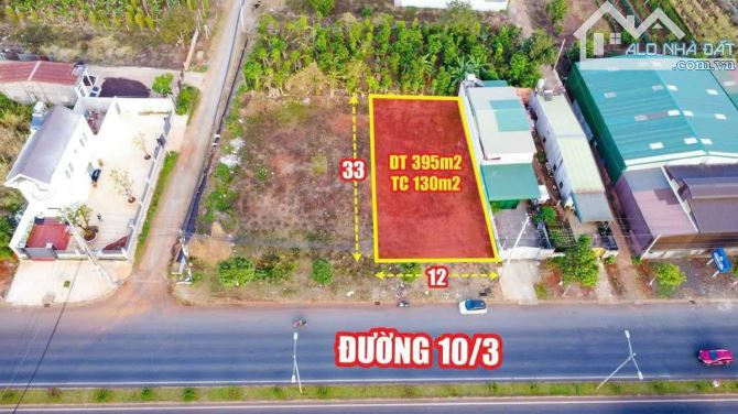 BÁN LÔ ĐẤT MẶT TIỀN VÀNH ĐAI 10/3 – ĐỐI DIỆN SIÊU THỊ GO. DT 12x33m