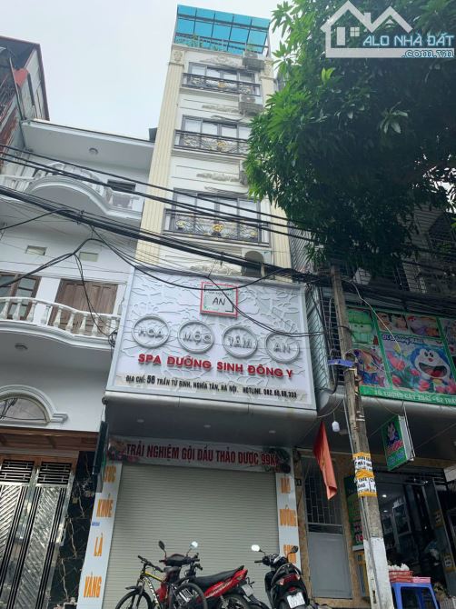 cho thuê nhà nguyên căn 50m² x 7 tầng, mặt tiền 4m, mặt phố Trần Tử Bình, trung tâm quận