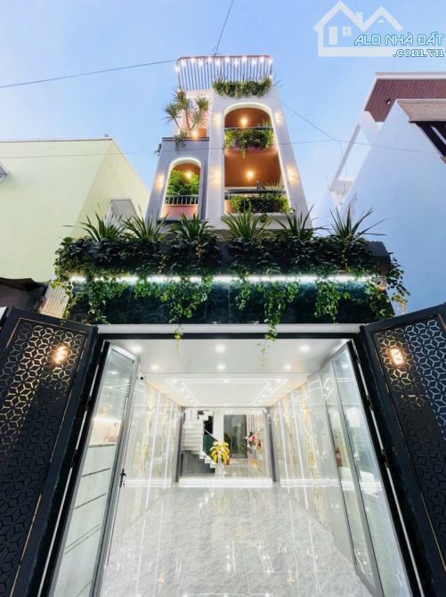 HẺM XE HƠI - 5 TẦNG THANG MÁY - 80M2- 4X20M - GẦN MẶT TIỀN QUANG TRUNG
