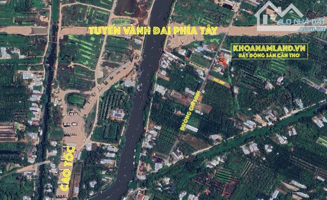 Đất mặt tiền đường Chí Sinh 563,8m² lộ nhựa 10m gần Căn Nhà Màu Tím và đường Cao Tốc