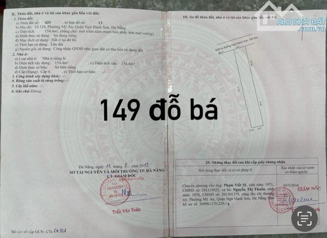 ⭐️⭐️⭐️ ĐẤT 149 ĐỖ BÁ - GIÁ TỐT ĐẦU TƯ - 1