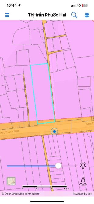 Bán 1850m2 23m mt Mạc Thanh Đạm - TT Phước Hải cách quảng trường 1km - 3