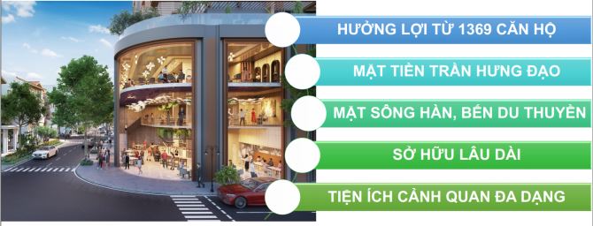 MỞ BÁN SHOPHOUSE ĐƯỜNG TRẦN HƯNG ĐẠO - KHỐI ĐẾ SUN PONTE RESIDENCE MẶT SÔNG HÀN, SƠN TRÀ - 3