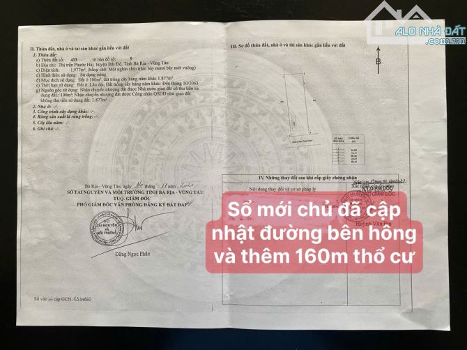 Bán 1850m2 23m mt Mạc Thanh Đạm - TT Phước Hải cách quảng trường 1km - 4